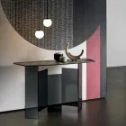 Made in Italy Console de design din ceramică și sticlă - aleatoriu Viadurini