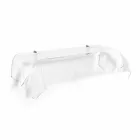 Wish Console plexiglass de design modern, drapat Viadurini