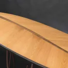 Consola de proiectare și meserii furnir de stejar nuc Fenice Viadurini