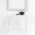 Design consolă din plexiglas transparent, produs în Italia, Africo