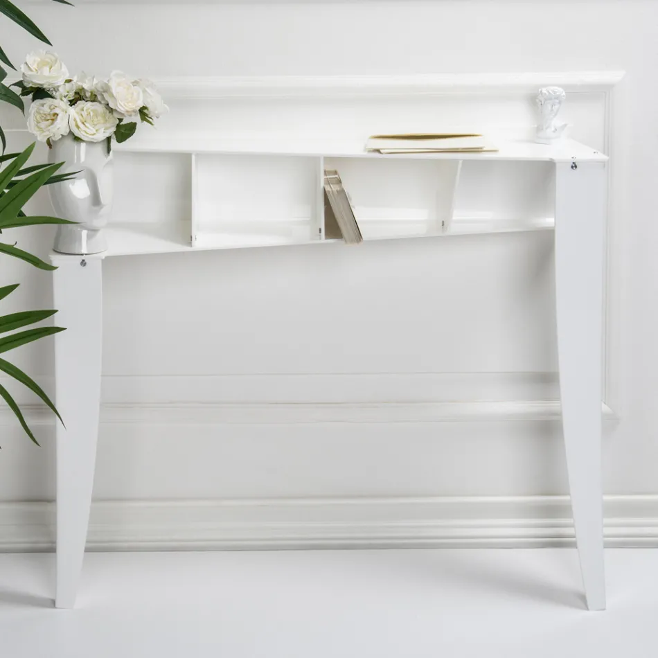 Consolă fixă cu 4 compartimente de depozitare a obiectelor din PMMA Made in Italy - Aladdin Viadurini