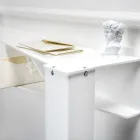 Consolă fixă cu 4 compartimente de depozitare a obiectelor din PMMA Made in Italy - Aladdin Viadurini