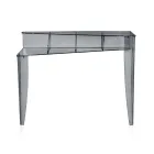 Consolă fixă cu 4 compartimente de depozitare a obiectelor din PMMA Made in Italy - Aladdin Viadurini