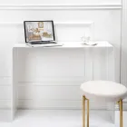 Consolă fixă în plexiglas alb sau afumat Made in Italy - Genio Viadurini