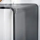 Consolă fixă în plexiglas alb sau afumat Made in Italy - Genio Viadurini