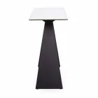 Consola din oțel cu design modern din ceramică și sticlă - Cubebe Viadurini