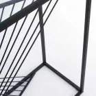 Consolă din oțel și sticlă Design modern Spiral original - Sasuke Viadurini