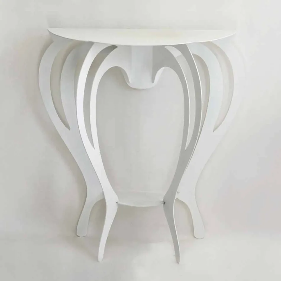 Consola din fier colorat de design modern fabricat în Italia - Barbata Viadurini