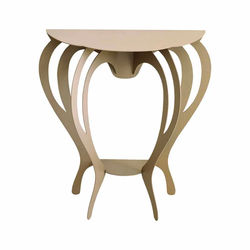 Consola din fier colorat de design modern fabricat în Italia - Barbata Viadurini