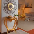 Consola de fier modern colorată, realizată în Italia - Barbata Viadurini