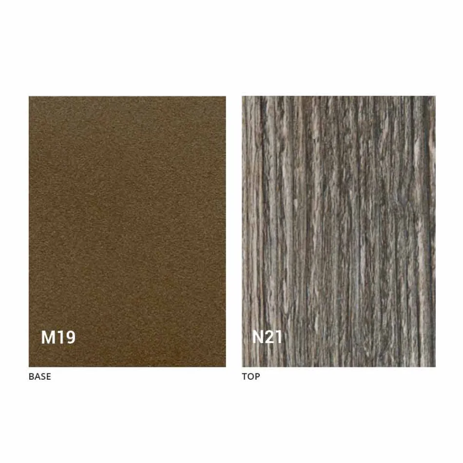 Consolă din lemn și metal extensibilă Până la 295 cm Made in Italy - Timedio Viadurini