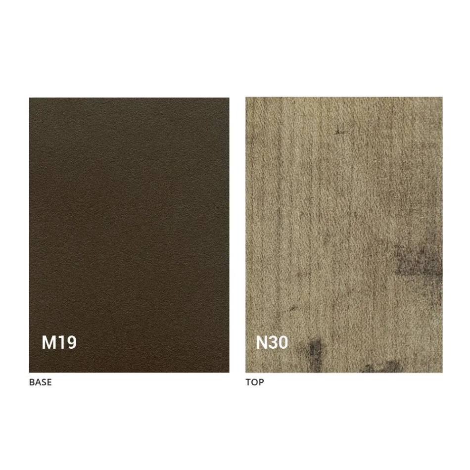 Consolă de masă din lemn și metal extensibilă Până la 295 cm Fabricat în Italia - Timedio Viadurini