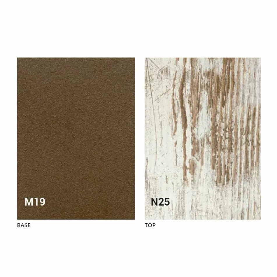 Consolă din lemn și metal extensibilă Până la 295 cm Made in Italy - Timedio Viadurini