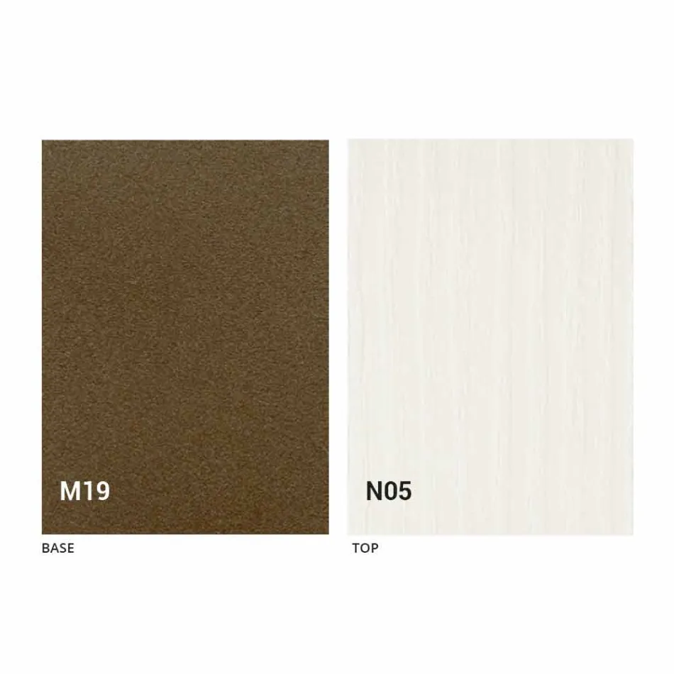 Consolă din lemn și metal extensibilă Până la 295 cm Made in Italy - Timedio Viadurini