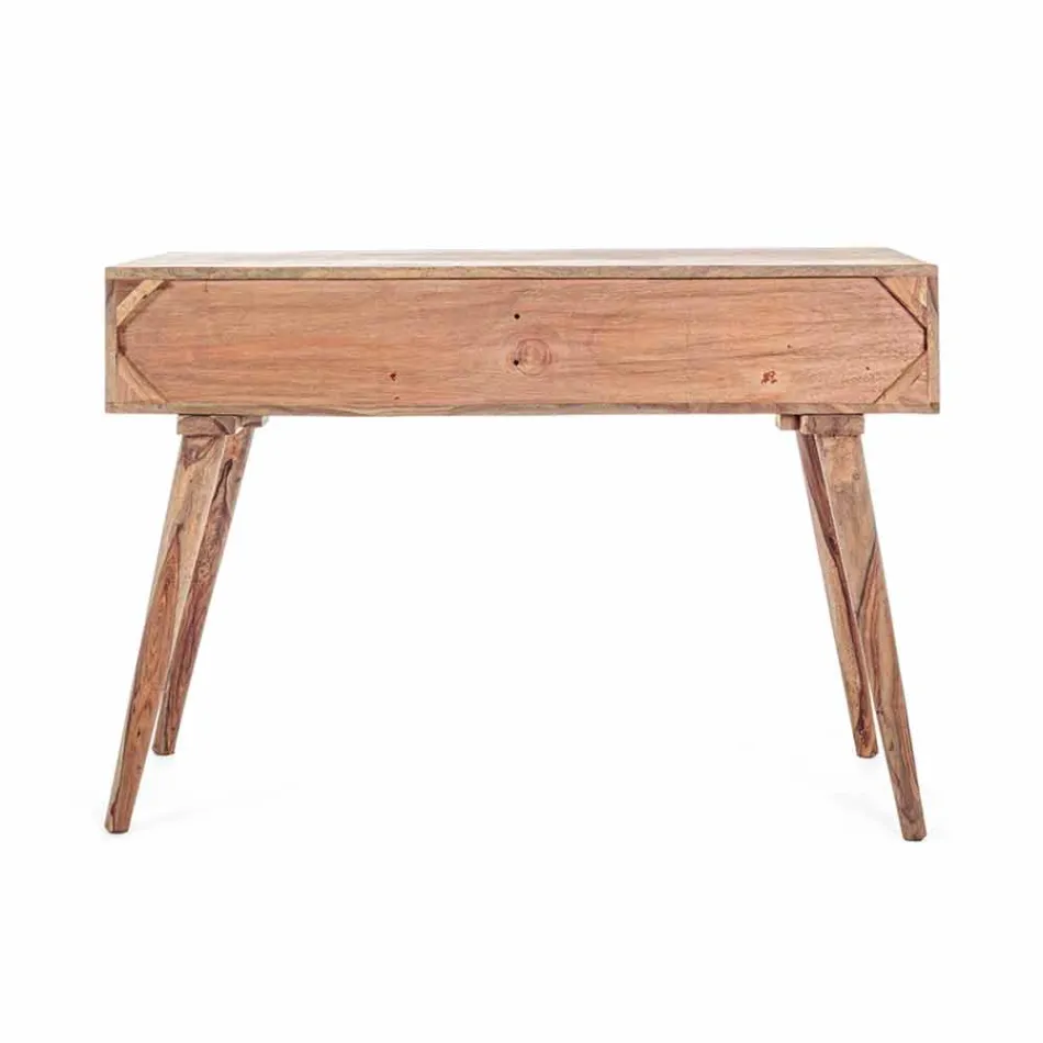 Consolă Sheesham Wood cu două sertare Design de lux Homemotion - Fregene Viadurini