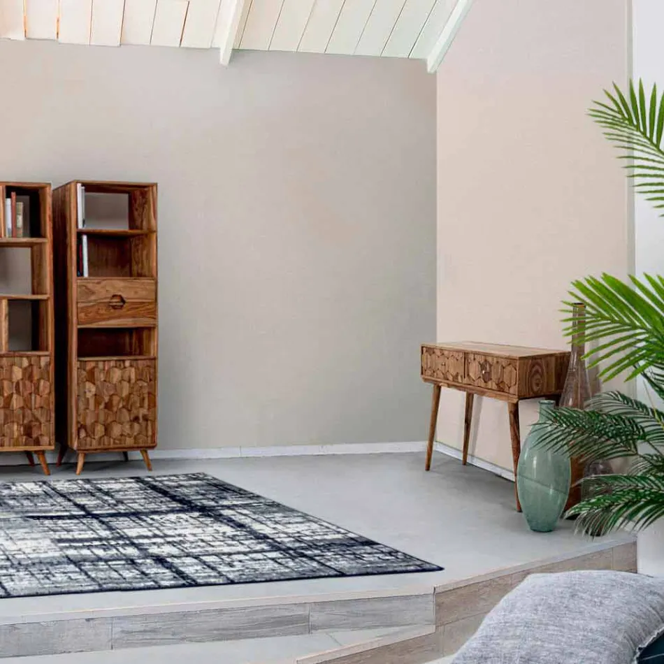 Consolă Sheesham Wood cu două sertare Design de lux Homemotion - Fregene Viadurini