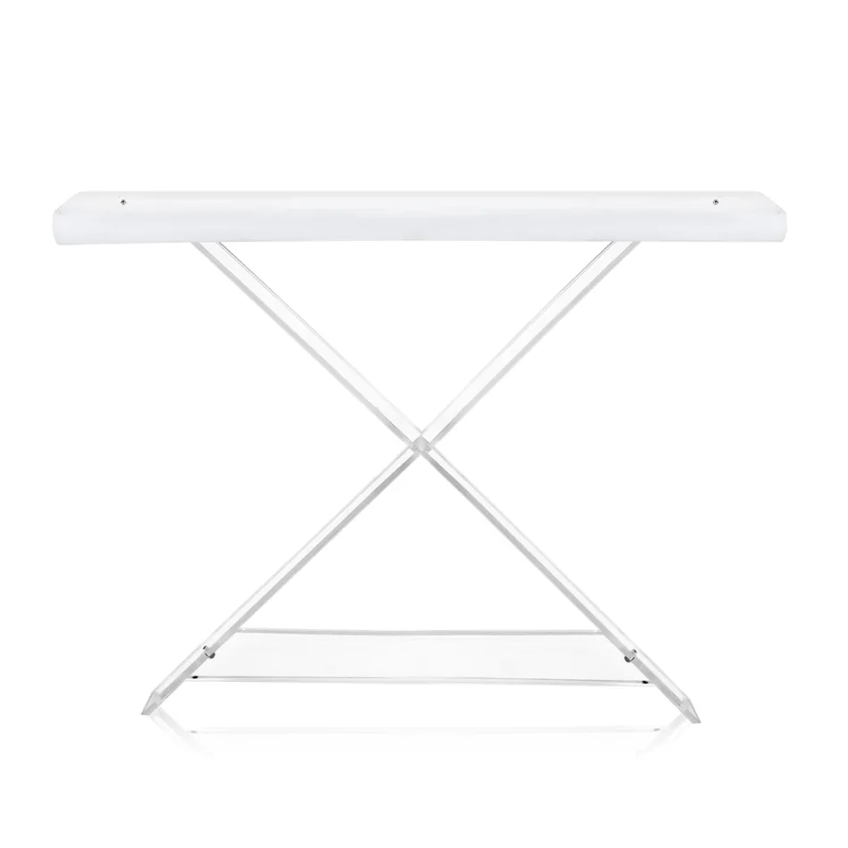 Consolă din plexiglas pentru intrare sau living, fabricată în Italia - Tennessee Viadurini