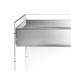 Masă consolă în trei finisaje din plexiglas fabricată în Italia - Fedra Viadurini
