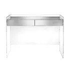 Masă consolă în trei finisaje din plexiglas fabricată în Italia - Fedra Viadurini