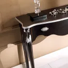 Consolă de intrare clasică din lemn cu sertar Made in Italy - Ottaviano Viadurini