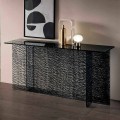 Design Console de intrare în sticlă decorată Extraclear Made in Italy - Sestola