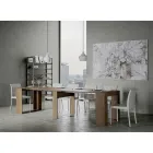 Consolă extensibilă modernă 296 cm din lemn melaminat Made in Italy - Ariella Viadurini