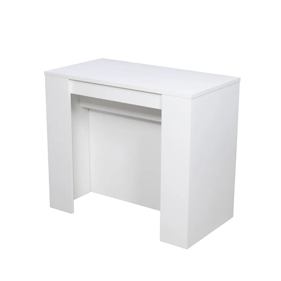 Consolă extensibilă modernă 296 cm din lemn melaminat Made in Italy - Ariella Viadurini