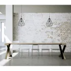 Consolă modernă extensibilă până la 300 cm cu cadru antracit Made in Italy - Avventura Viadurini