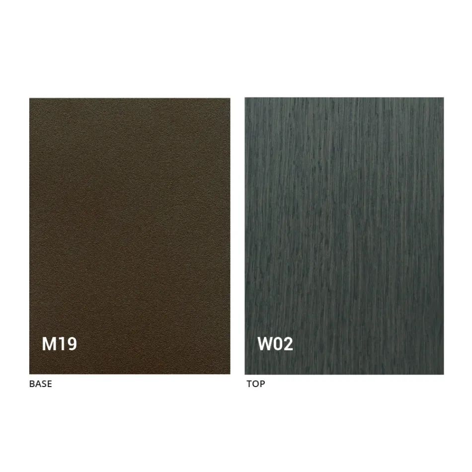 Consolă de masă modernă extensibilă din lemn de stejar și metal fabricat în Italia - Nappo Viadurini