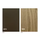 Consolă de masă modernă extensibilă din lemn de stejar și metal fabricat în Italia - Nappo Viadurini