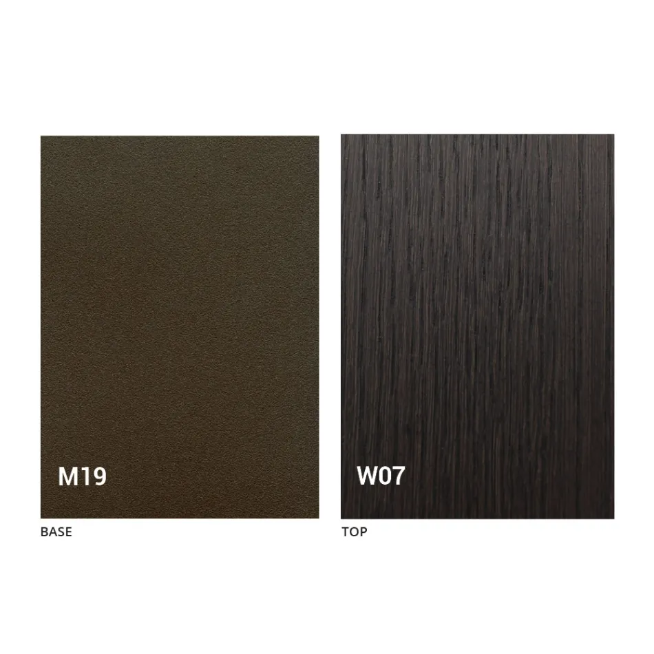 Consolă de masă modernă extensibilă din lemn de stejar și metal fabricat în Italia - Nappo Viadurini