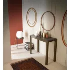 Consolă modernă extensibilă din lemn de stejar și metal fabricat în Italia - Nappo Viadurini