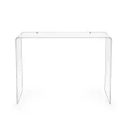Masă consolă modernă din plexiglas transparent sau multicolor, fabricată în Italia - Emy Viadurini