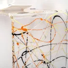 Masă consolă modernă din plexiglas transparent sau multicolor, fabricată în Italia - Emy Viadurini