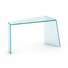 Consola pentru intrare moderna in sticla Extralight fabricata in Italia - Rosalia Viadurini