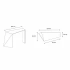 Consola pentru intrare moderna in sticla Extralight fabricata in Italia - Rosalia Viadurini