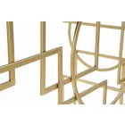 Consolă dreptunghiulară modernă din fier și oglindă - Billie Viadurini