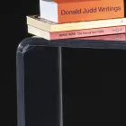 Consolă Sufragerie din Cristal Acrilic Transparent Minimal - Amedea Viadurini