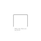 Consolă Sufragerie din Cristal Acrilic Transparent Minimal - Amedea Viadurini