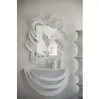 Consola suspendată cu fier de design modern pentru camera de zi fabricată în Italia - Olfeo Viadurini