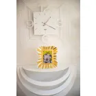 Consola suspendată cu fier de design modern pentru camera de zi fabricată în Italia - Olfeo Viadurini