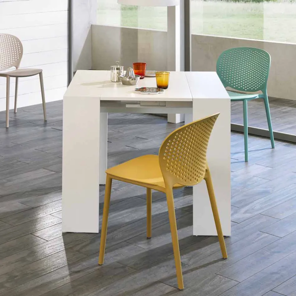 Console / masă extensibilă, l. 42.50 / 302,50xp.90 cm, Alvaro Viadurini