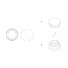 Container pentru piese de centru din marmură laminată de lux italiană - Leonida Viadurini