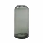 Pereche de vaze decorative în sticlă albastră și fumurie colorată, design modern - Adriano Viadurini