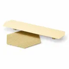 Pereche de tăvi din oțel lăcuit negru sau auriu Design modern - Savona Viadurini