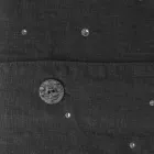 Husă pilota de in negru cu cristale pentru pat dublu de lux - Damante Viadurini