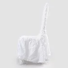 Husa de scaun eleganta cu spatar pentru living din in brodat - Panteo Viadurini