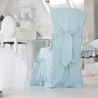 Husa de scaun eleganta pentru living din bumbac colorat cu spatar - Filippa Viadurini