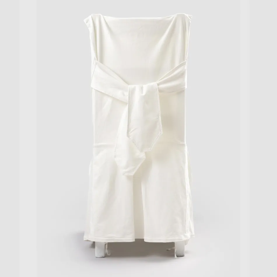 Husa de scaun eleganta pentru living din bumbac colorat cu spatar - Filippa Viadurini