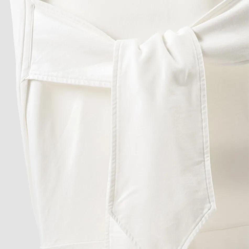 Husa de scaun eleganta pentru living din bumbac colorat cu spatar - Filippa Viadurini